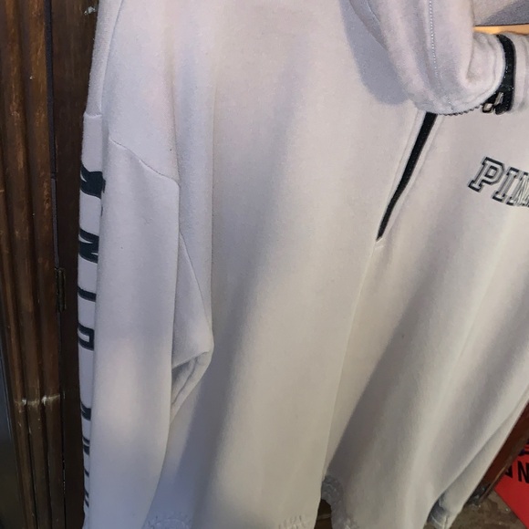 PINK Quarter-Zip Pullover - Picture 3 of 6